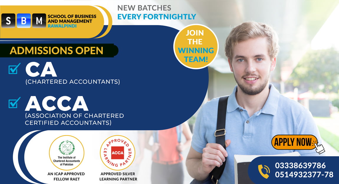 Admissions open CA & ACCA