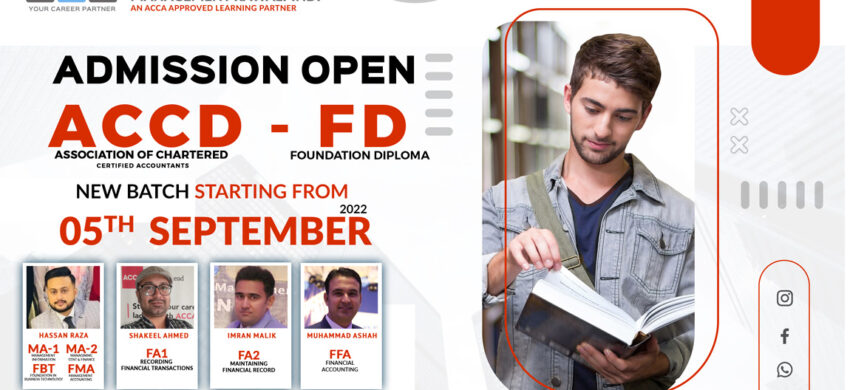 ACCA-FD Admissions Open