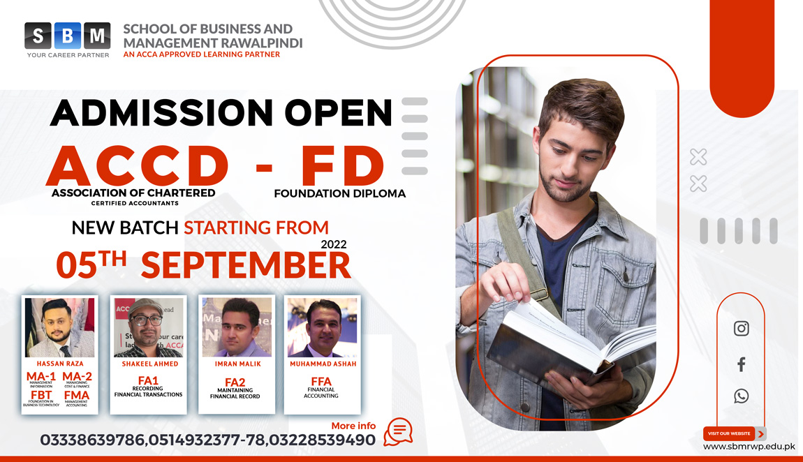 ACCA-FD Admissions Open